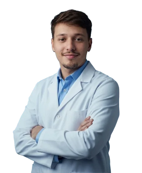 Profissional da clínica Luminar em atendimento