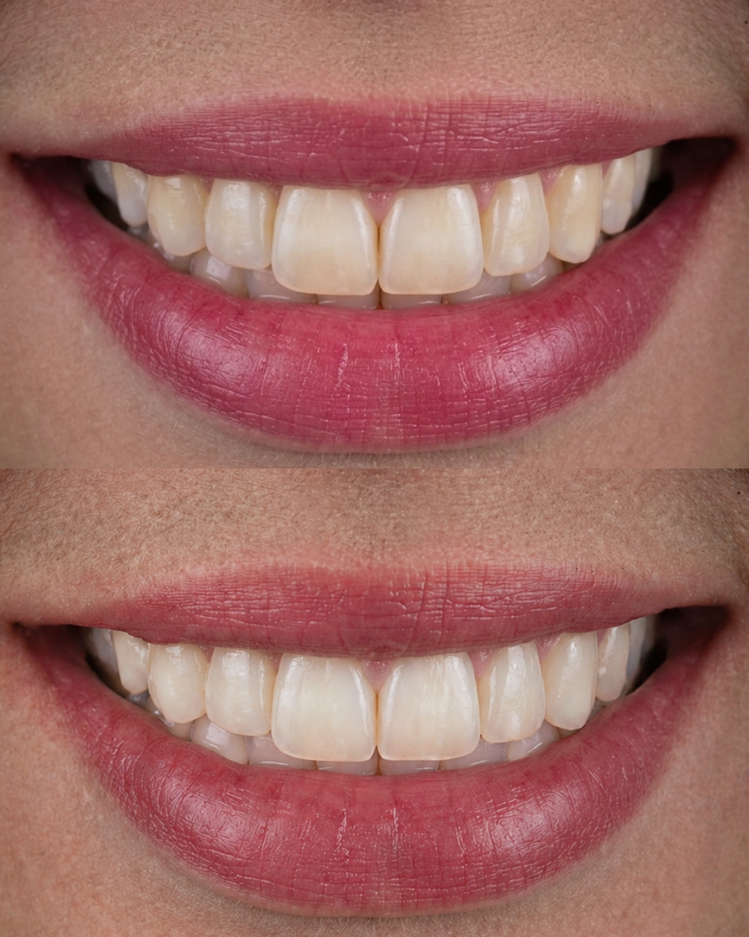 Resultado real de clareamento dental 1